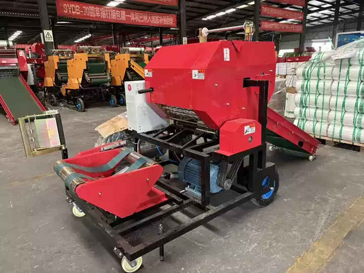 Hay baler wrapper