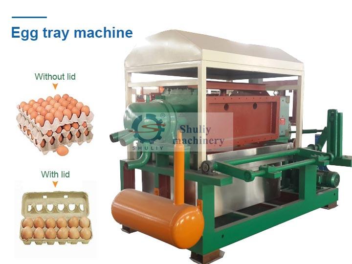 Egg tray machine