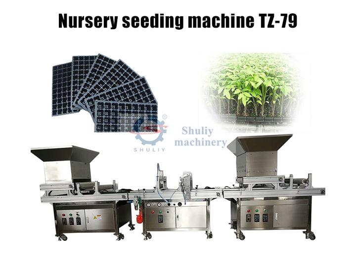 Nursery seeding machine