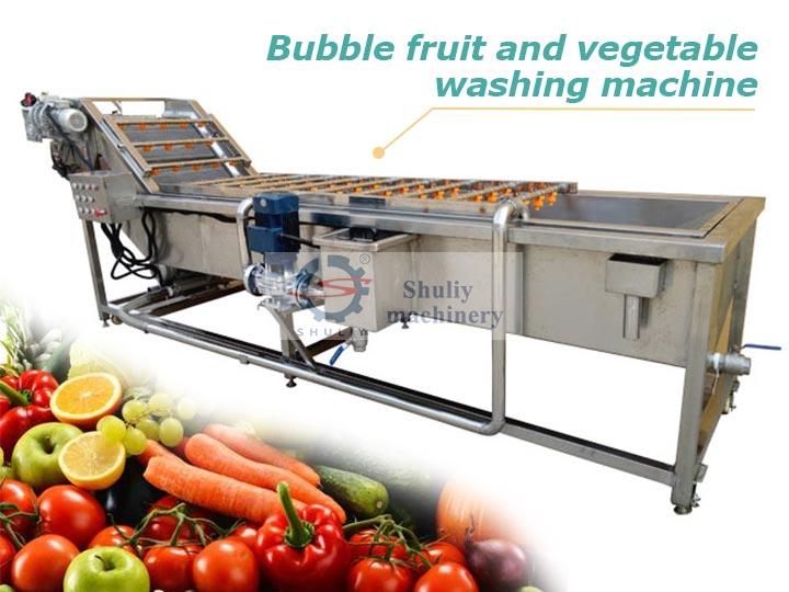 Fruit and vegetable washing machine